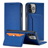 Magnetkartenetui für Samsung Galaxy S23 Ultra Flip Cover Wallet Stand blau