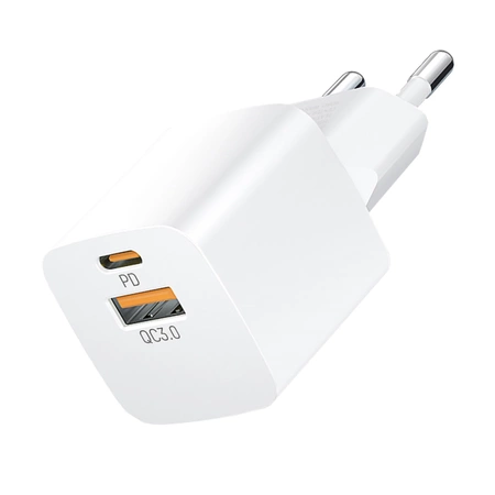 Wozinsky CMWCW 20W USB-C / USB-A wall charger - white