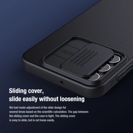 Etui z osłoną na aparat Nillkin CamShield Case do Samsung Galaxy A15 5G - czarny