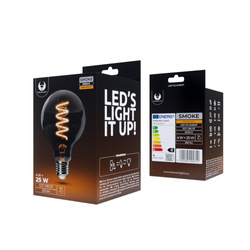 Żarówka LED Filament E27 G95 4W 230V 2000K 250lm SF dymiona Forever Light