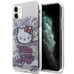 Hello Kitty IML Kitty On Bricks Graffiti case for iPhone 11 / Xr - white