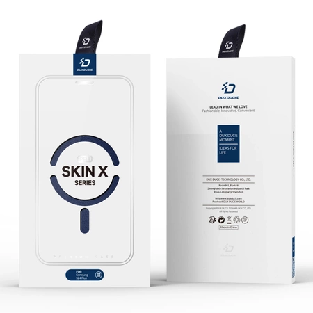 Dux Ducis Skin X Pro Hülle mit Magnetring/Ständer für Samsung S24+ – blau