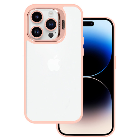 Tel Protect Kickstand case + szkło na aparat (lens) do Iphone 11 Pro jasnoróżowy