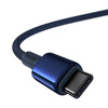 Kabel 100W 5A 1m USB-C - USB-C Baseus Tungsten Glod niebieski