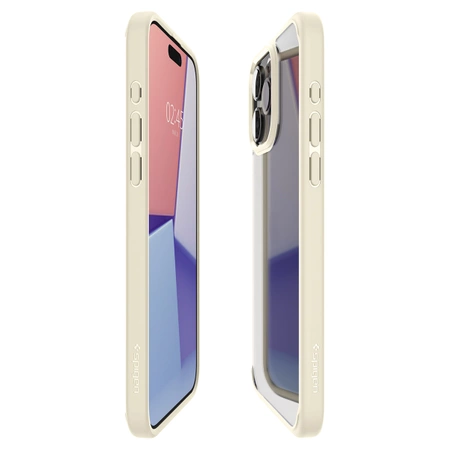 Spigen Crystal Hybrid, Sandbeige - iPhone 15 Pro Max