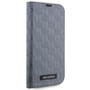 Karl Lagerfeld KLBKP14LSAKLHPG iPhone 14 Pro 6.1&quot; bookcase silver/silver Saffiano Monogram