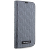 Karl Lagerfeld KLBKP14XSAKLHPG iPhone 14 Pro Max 6.7" bookcase srebrny/silver Saffiano Monogram