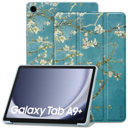 Case SAMSUNG GALAXY TAB A9+ Tech-Protect SmartCase Sakura pattern