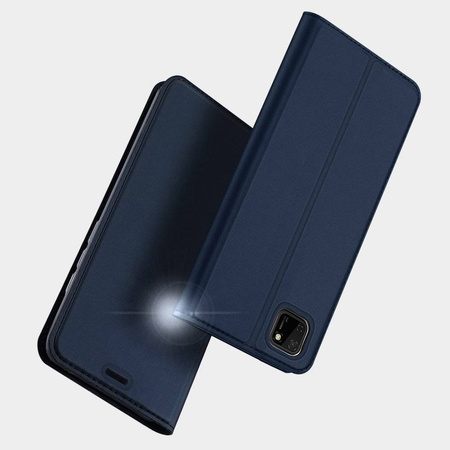 Etui HUAWEI Y5P / HONOR 9S z klapką Dux Ducis skórzane Skin Leather granatowy