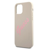 Guess GUHCP12LLSVSGP iPhone 12 Pro Max 6,7" szaro różowy/grey pink hardcase Silicone Vintage