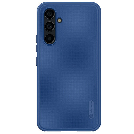 Nillkin Super Frosted Shield Pro Hülle für Samsung Galaxy A54 5G Armor Case + Telefonständer Blau