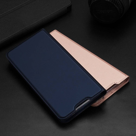 DUX DUCIS Skin Pro kabura etui pokrowiec z klapką Samsung Galaxy A72 5G / A72 4G niebieski