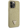 Guess GUHCP14XHDGTPD iPhone 14 Pro Max 6,7&quot; Gold/Gold Hardcase Strass Dreieck