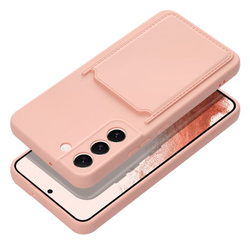 Futerał CARD CASE do SAMSUNG A05S różowy