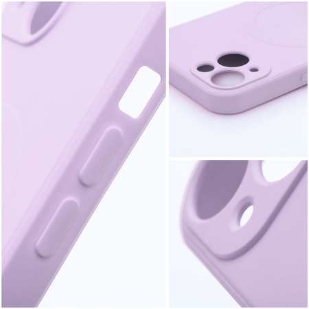 Futerał Silicone Mag Cover kompatybilny z MagSafe do IPHONE 11 PRO MAX różowy