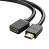 Ugreen kabel przewód adapter przejściówka przedłużacz HDMI (żeński) - HDMI (męski) 4K 10,2 Gbps 340 Mhz audio ethernet 0,5 m czarny (HD107 10140)