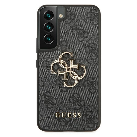 Oryginalne Etui SAMSUNG GALAXY S22 Guess Hardcase 4G Big Metal Logo GUHCS22S4GMGGR szare