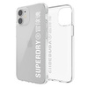 SuperDry Snap iPhone 12 mini Clear Case white / white 42593