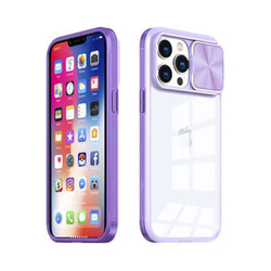 Etui IPHONE 14 PLUS MX CamSlider fioletowe