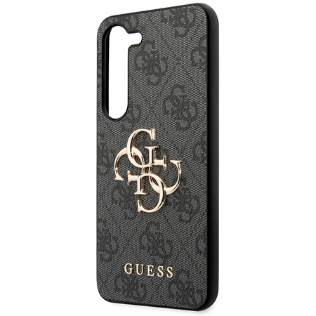 Guess 4G Big Metal Logo - Etui Samsung Galaxy S23 (szary)