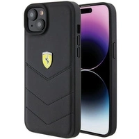 Ferrari FEHCP15MRDUK iPhone 15 Plus 6.7" black/black hardcase Quilted Metal Logo