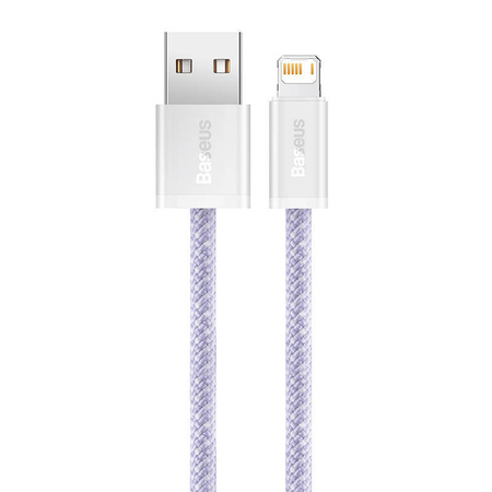 USB cable for Lightning Baseus Dynamic 2 Series, 2.4A, 2m (purple)