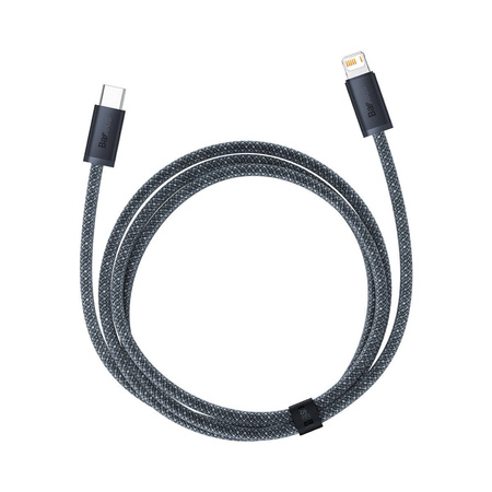 Baseus cable for iPhone USB Type C - Lightning 1m, Power Delivery 20W gray (CALD000016)