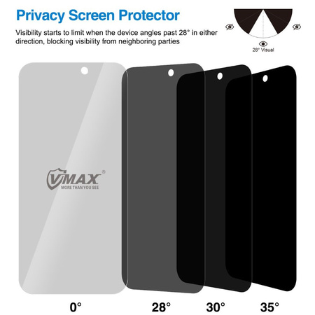 Vmax szkło hartowane 0.33mm 2,5D high clear privacy glass do Xiaomi Redmi Note 12 Pro 4G / Note 12 Pro 5G / 12 Pro + / 12 Explorer