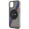 Case BMW BMHMP14SHDTK iPhone 14 6.1&quot; grey/grey Tricolor Stripes MagSafe