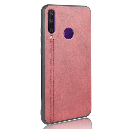 Etui HUAWEI Y6P Skórzana nakładka Hybrid case czerwone