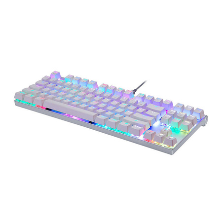 Klawiatura mechaniczna Motospeed CK101 RGB (biała)