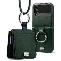 Case SAMSUNG GALAXY Z FLIP 4 Ringke Signature Folio Dark Green