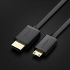 Ugreen kabel przewód HDMI - mini HDMI 19 pin 2.0v 4K 60Hz 30AWG 1,5m czarny (11167)