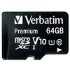 Verbatim Karta microSDXC 64GB V10 + adapter czarny/black 44084