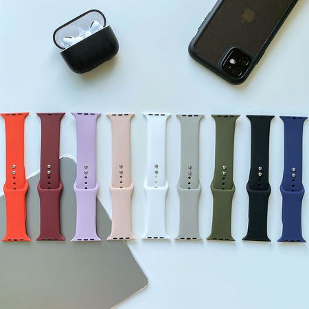 Armband für APPLE WATCH 4 / 5 / 6 / 7 / SE (42 / 44 / 45 MM) Tech-Protect IconBand orange