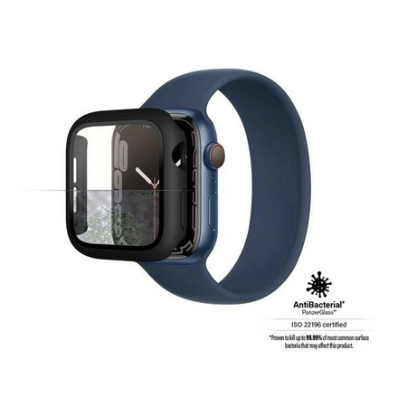 Gehärtetes Glas 5D APPLE WATCH 7 (45MM) PanzerGlass Full Body (3664) schwarz