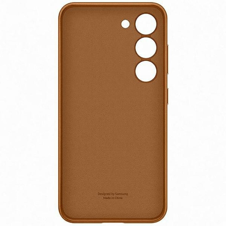 Samsung Leather Cover case for Samsung Galaxy S23+ genuine camel leather case (EF-VS916LAEGWW)