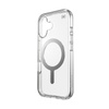 Speck Presidio Perfect-Clear MagSafe - Etui iPhone 16 (Clear / Chrome Finish / Serene Silver)