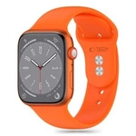 Pasek Tech-Protect Silicone do Apple Watch 4 / 5 / 6 / 7 / 8 / 9 / SE / ULTRA 1 / 2 (42 / 44 / 45 / 49 mm) - pomarańczowy