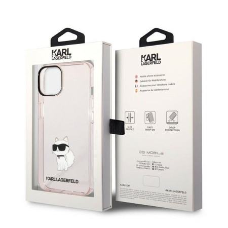 Karl Lagerfeld IML NFT Choupette - Etui iPhone 14 Plus (różowy)