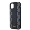 DKNY DKHMN61PCPVSLK iPhone 11 / Xr 6.1" czarny/black hardcase Leather Checkered Mono Pattern MagSafe