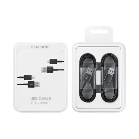 Samsung kabel USB - USB-C 1,5 m czarny 2 szt