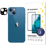 9H gehärtetes Glas für iPhone 15 Wozinsky Full Camera Glass – Schwarz