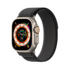 Sportarmband mit Klettverschluss für Apple Watch Ultra/8/7/6/SE/5/4/3/2/1 (42, 44, 45, 49 mm) Dux Ducis Armband YJ-Version – Schwarz Grau