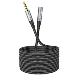 HOCO kabel AUX Audio Jack 3,5mm męski na żeński UPA20 2m czarny