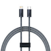 Baseus Kabel für iPhone USB Typ C - Lightning 1m, Power Delivery 20W grau (CALD000016)