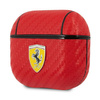 Ferrari FESA3CARE AirPods 3 cover czerwony/red On Track PU Carbon