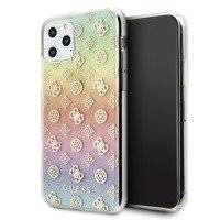 Guess 4G Peony Electroplated Pattern - Etui iPhone 11 Pro (tęczowy)