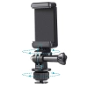 Tripod phone tripod for photos with ball head - black