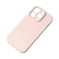 MagSafe Compatible Silicone Case for iPhone 15 Plus Silicone Case - Pink